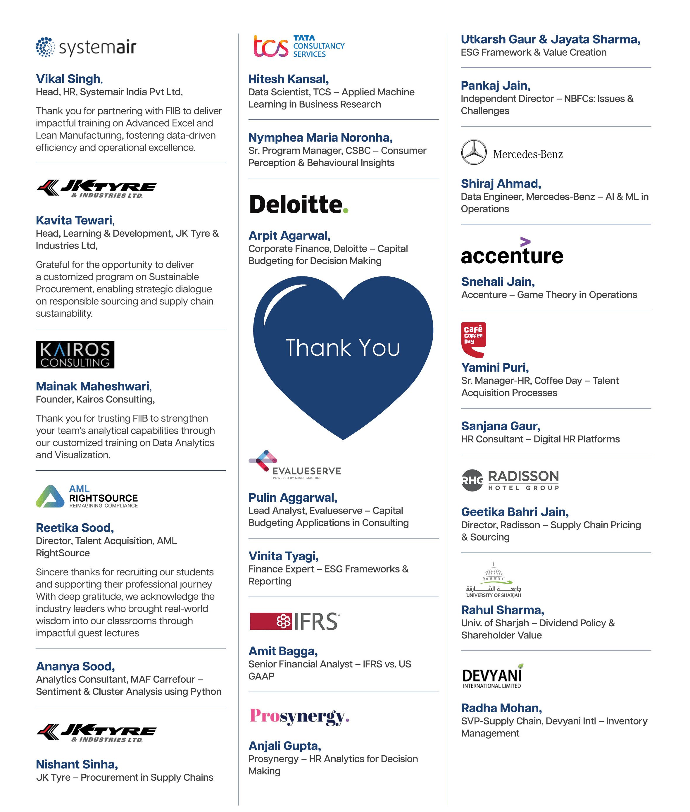 Alumni Gratitude Board